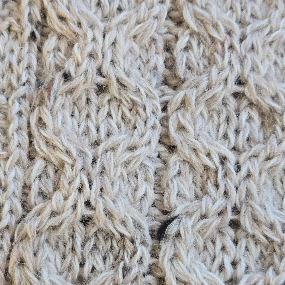 NWT Aran Crafts Merino Wool Donegal Honeycomb Scarf